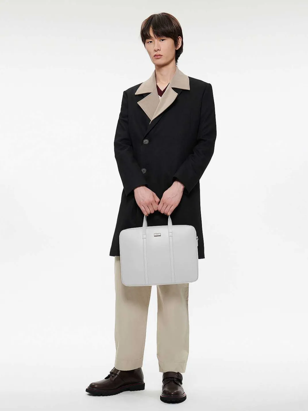 Allen Leather Briefcase<PEDRO Hot