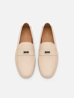 Allen Leather Driving Shoes<PEDRO