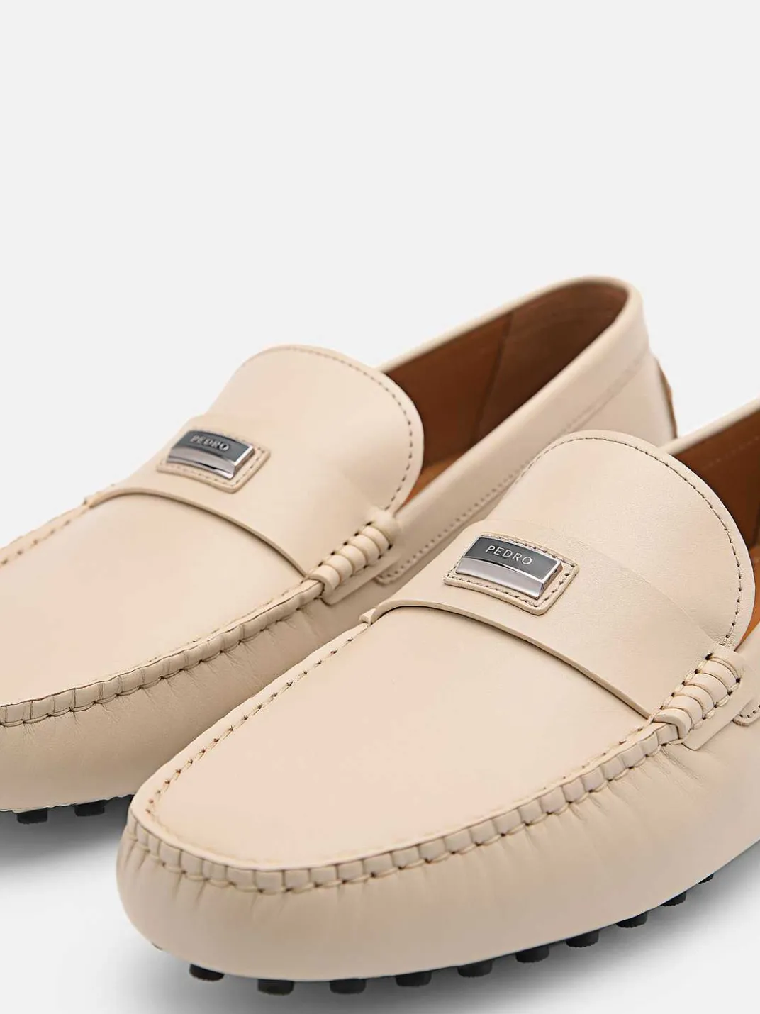 Allen Leather Driving Shoes<PEDRO