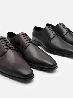 Altitude Lightweight Embossed Leather Derby Shoes<PEDRO Online