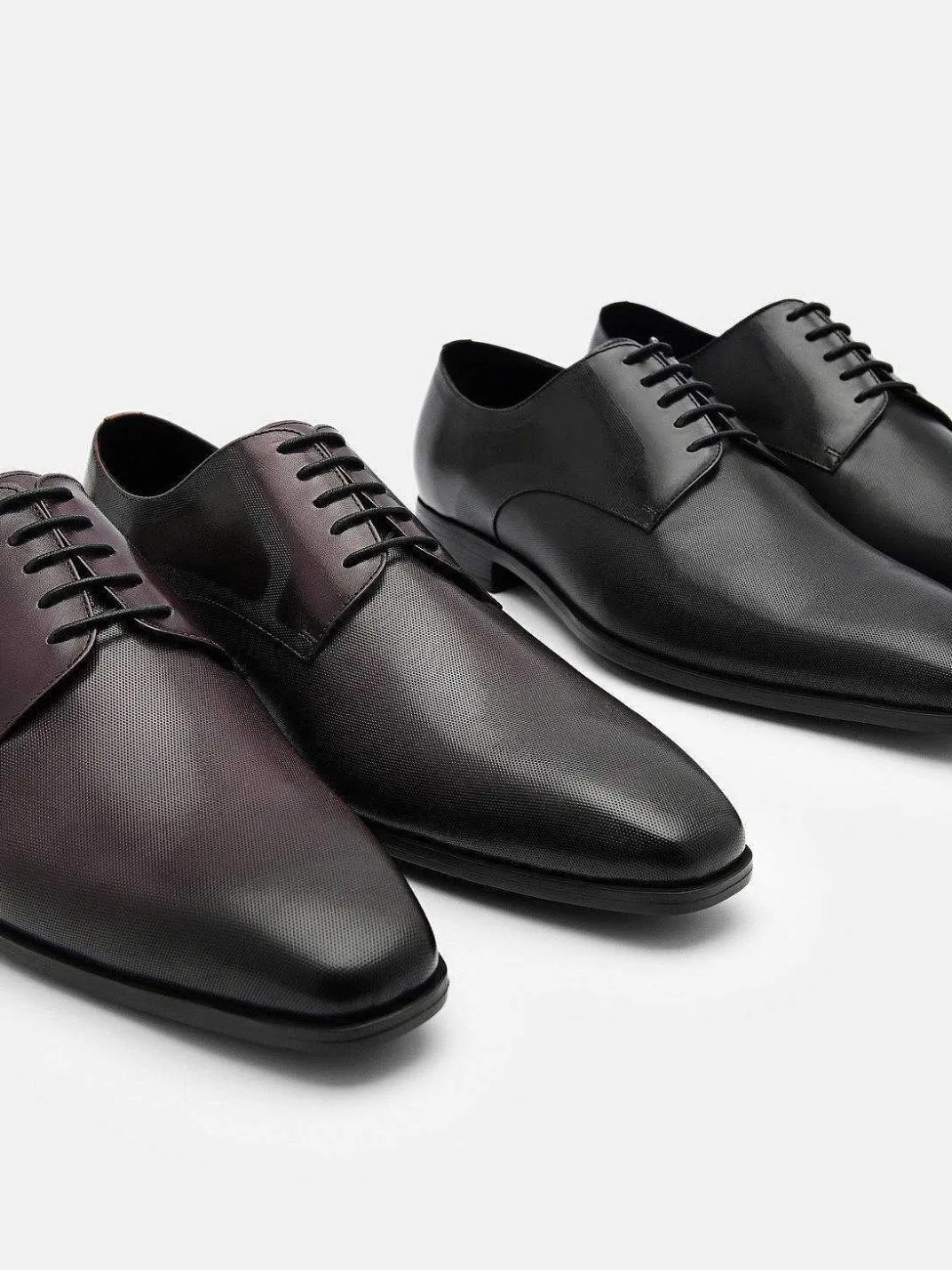 Altitude Lightweight Embossed Leather Derby Shoes<PEDRO Online