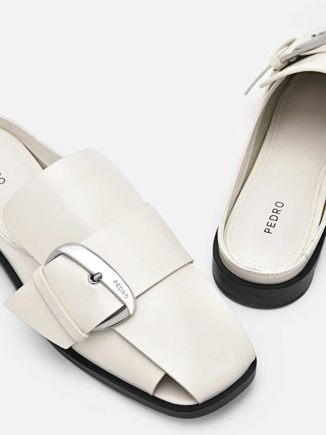 Alyda Leather Mules<PEDRO Online