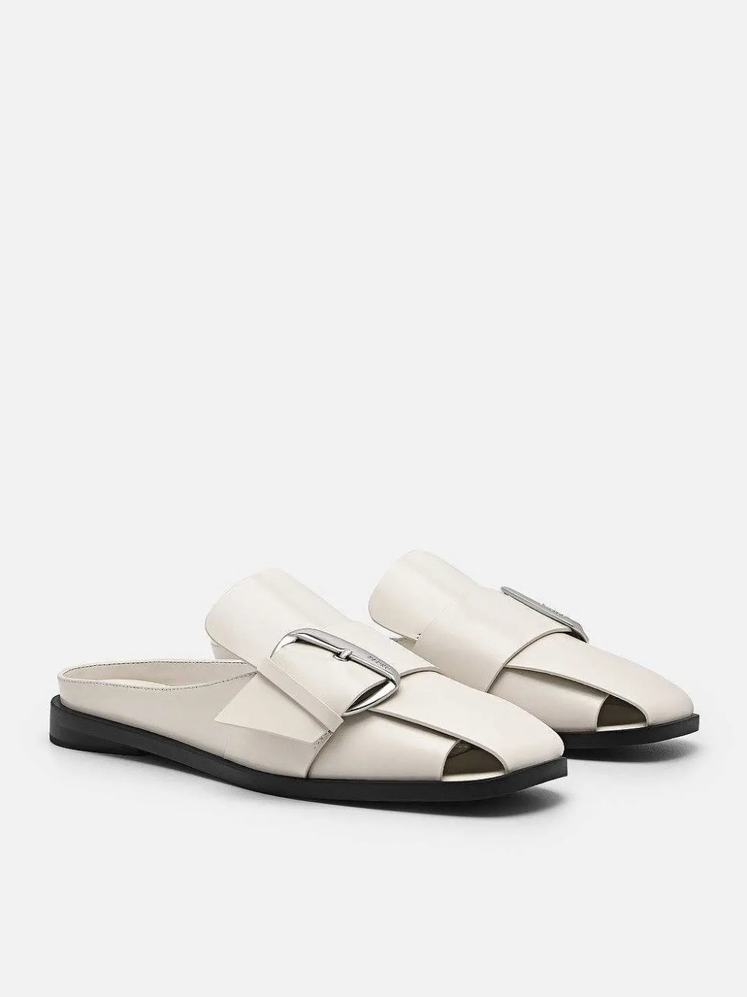 Alyda Leather Mules<PEDRO Online