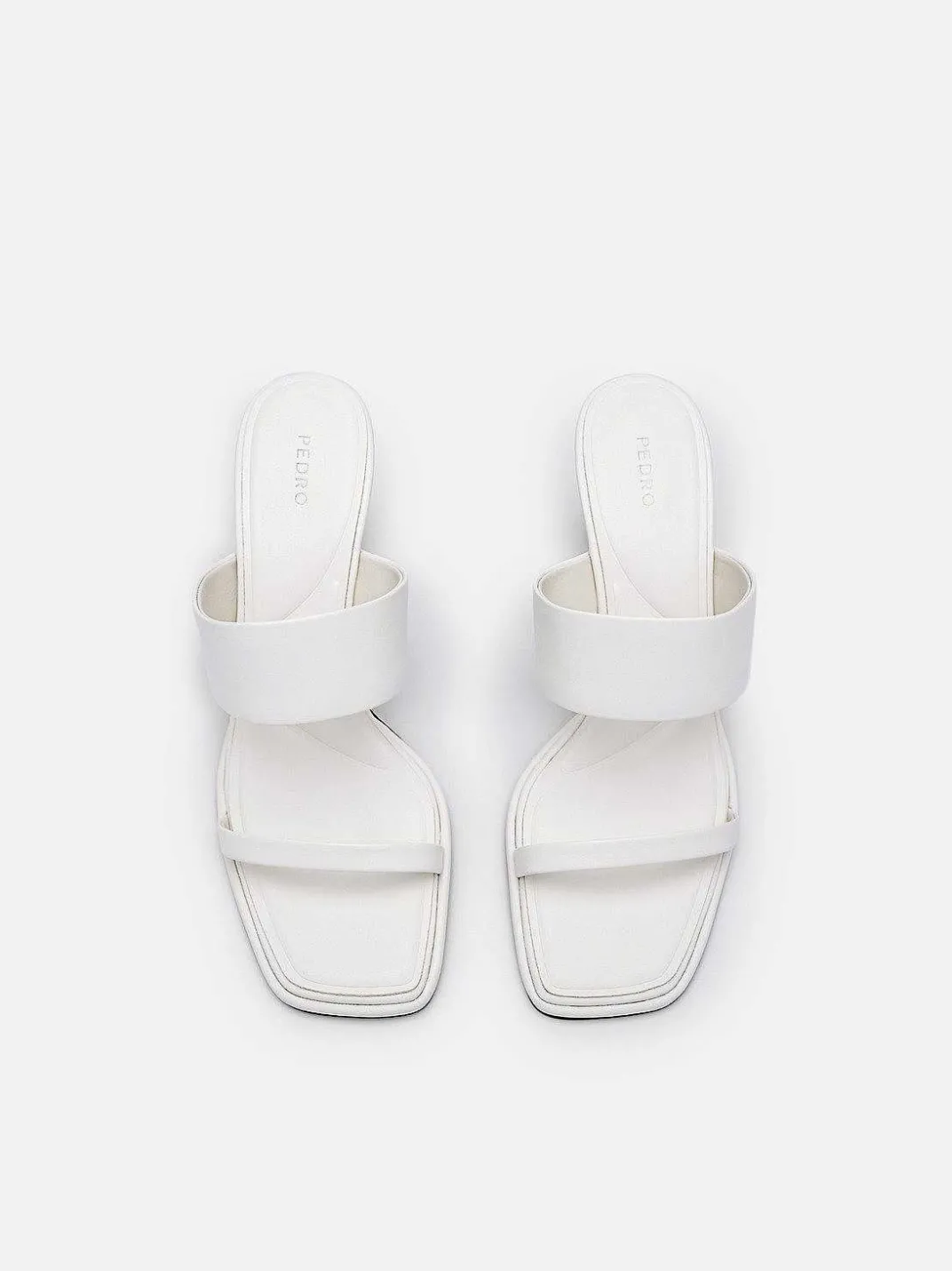 Amelie Leather Heel Sandals<PEDRO Outlet