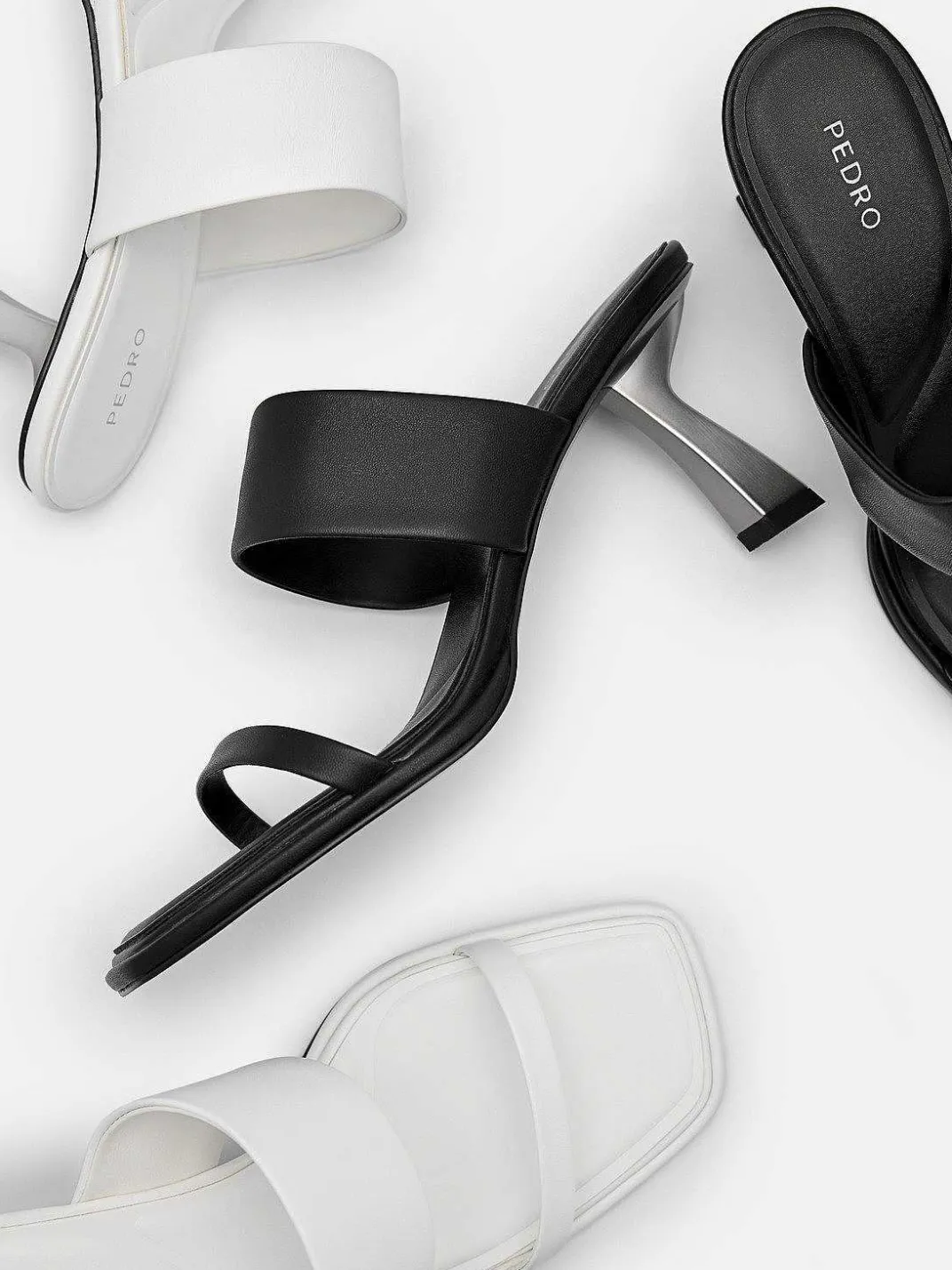 Amelie Leather Heel Sandals<PEDRO Outlet