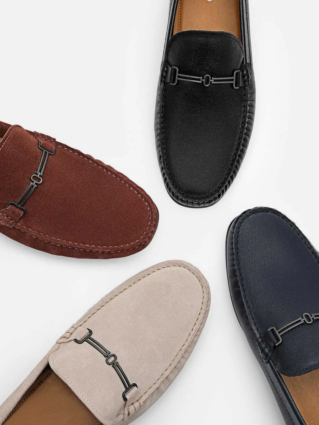 Anthony Leather Driving Shoes<PEDRO New
