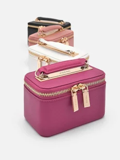 Ari Leather Mini Vanity Case<PEDRO