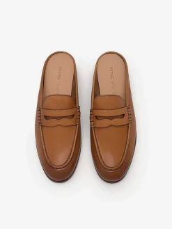 Blake Leather Penny Loafer Mules<PEDRO New