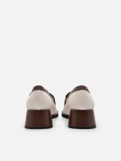 Brie Canvas Heel Loafers<PEDRO Discount