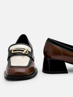 Brie Leather Heel Loafers<PEDRO New
