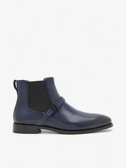 Brooklyn Leather Strapped Boots<PEDRO New