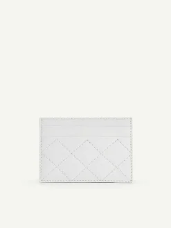 Cris-Cross Pattern Leather Cardholder<PEDRO Sale