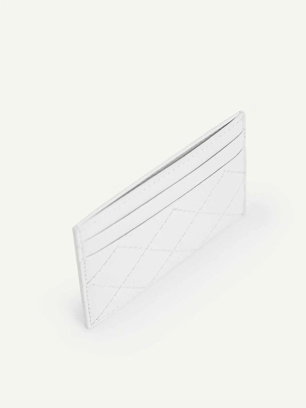 Cris-Cross Pattern Leather Cardholder<PEDRO Sale
