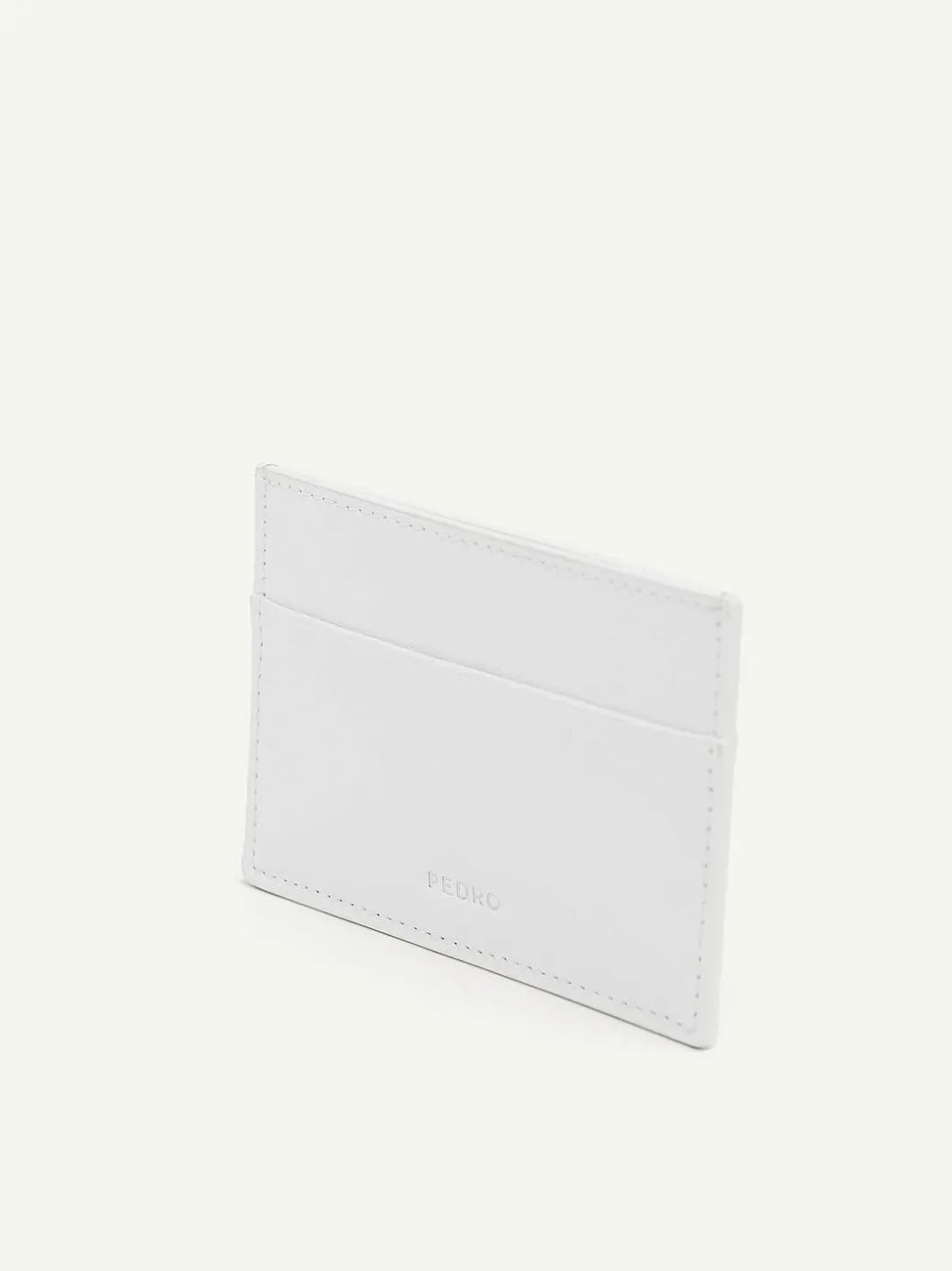 Cris-Cross Pattern Leather Cardholder<PEDRO Sale