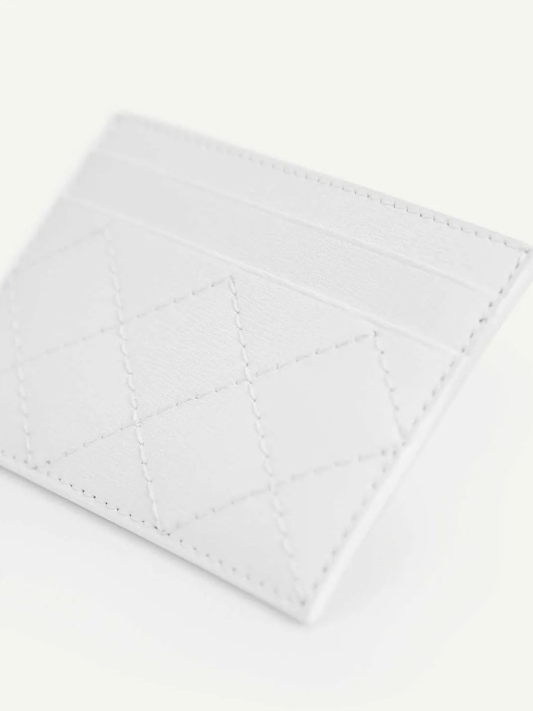 Cris-Cross Pattern Leather Cardholder<PEDRO Sale
