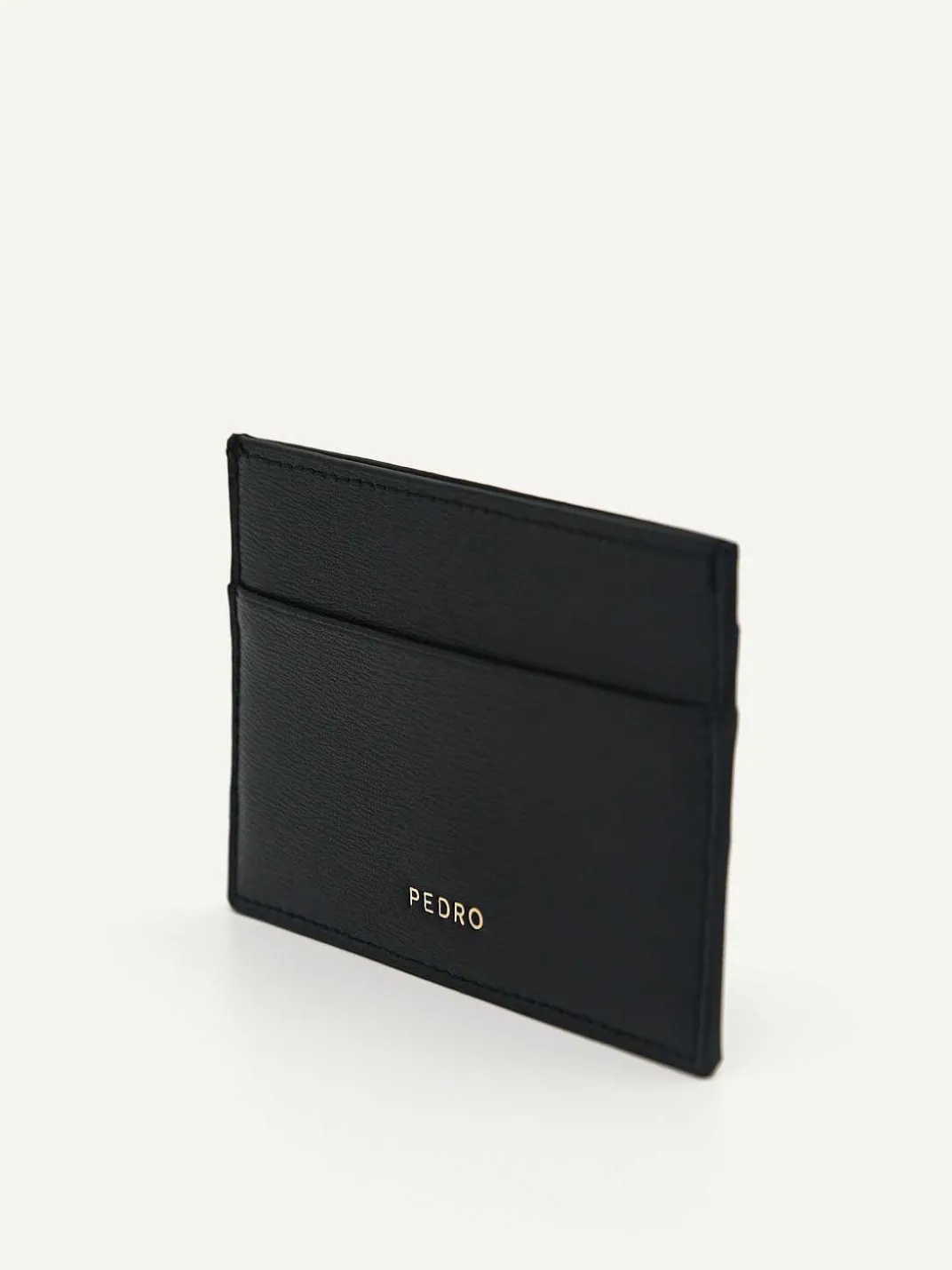 Cris-Cross Pattern Leather Cardholder<PEDRO Outlet