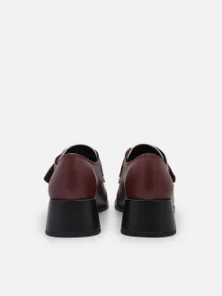 Eden Leather Heel Loafers<PEDRO New
