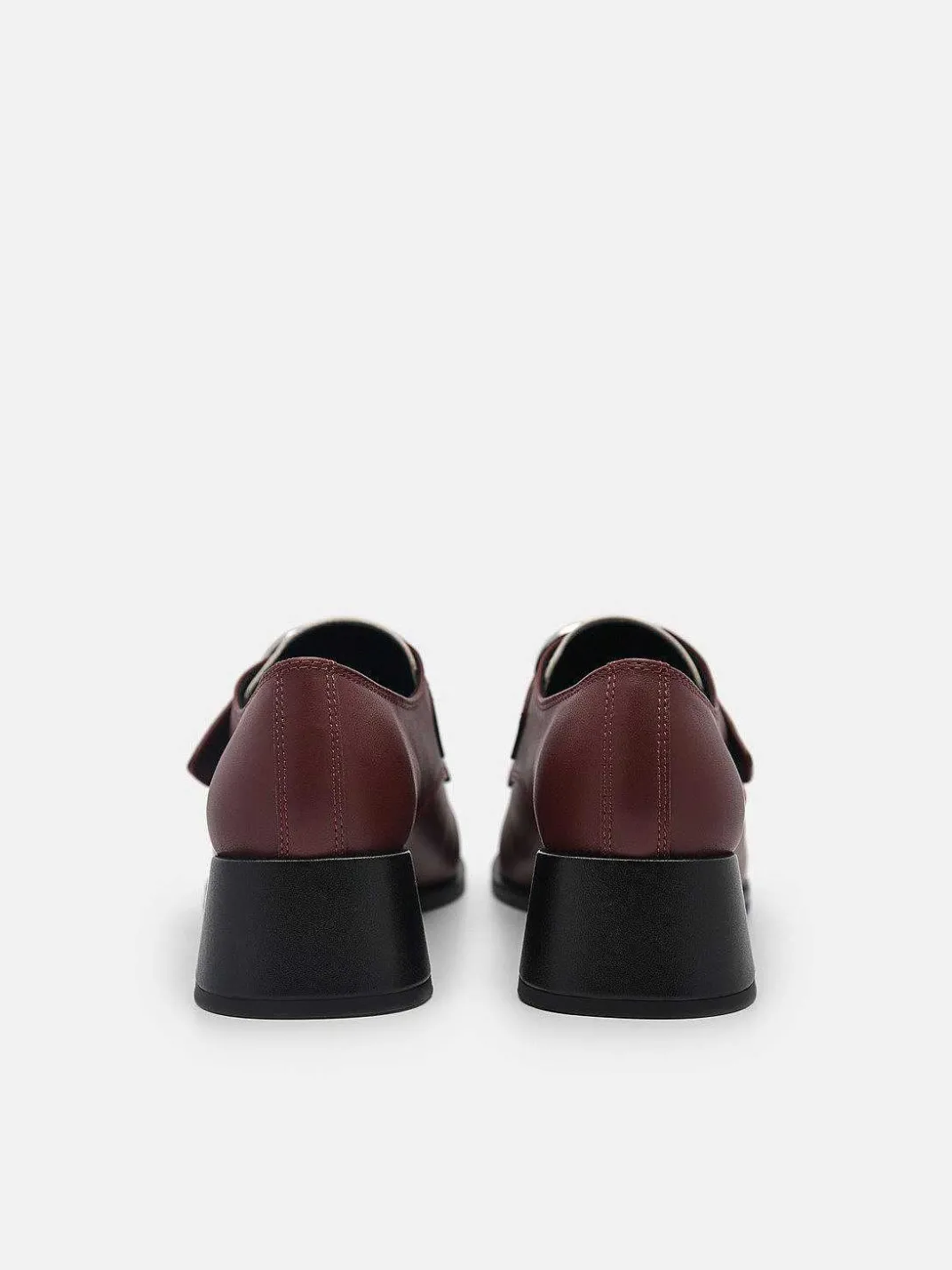 Eden Leather Heel Loafers<PEDRO New