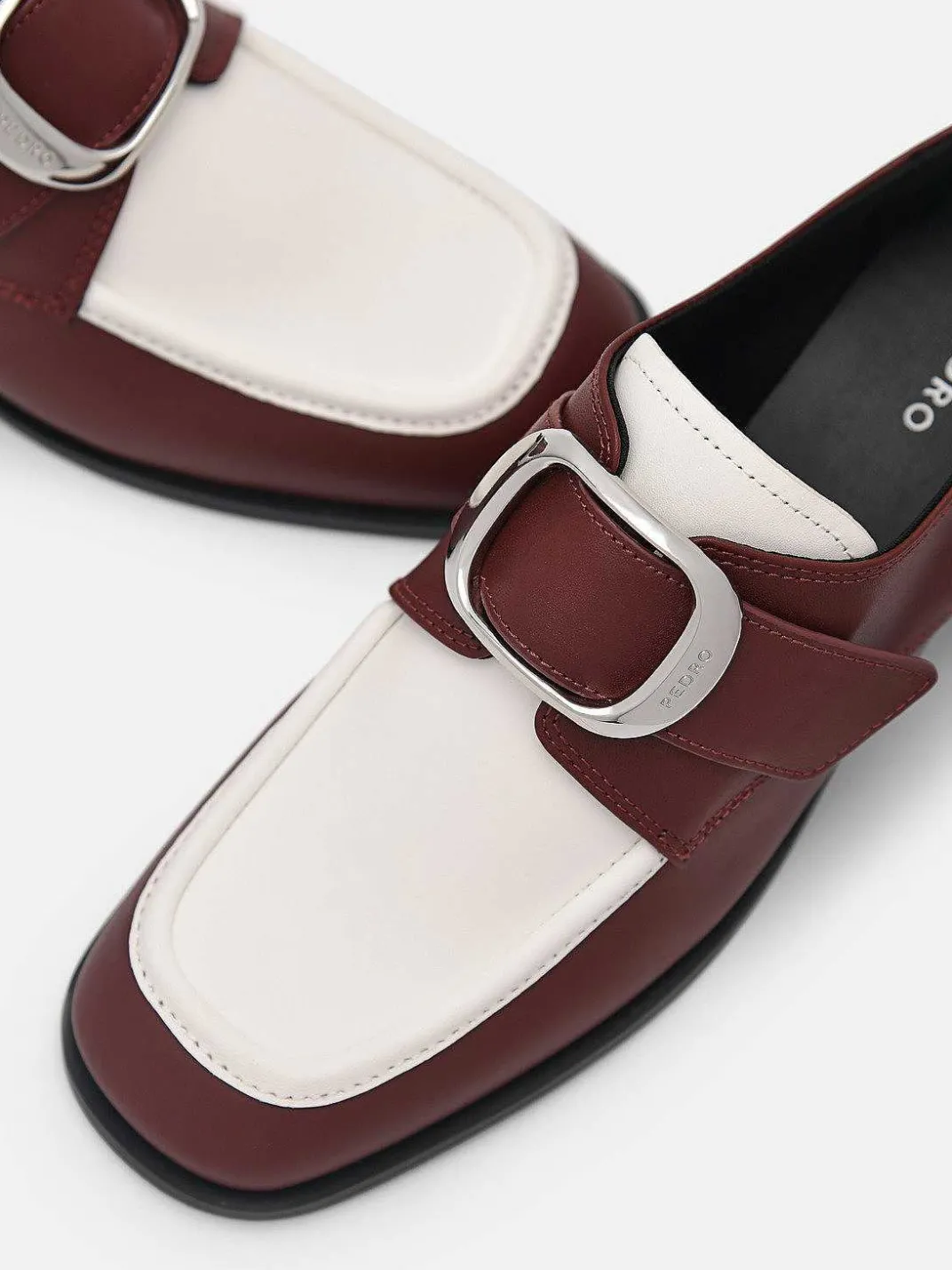Eden Leather Heel Loafers<PEDRO New