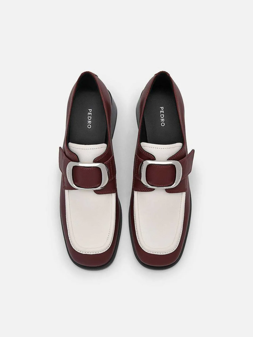 Eden Leather Heel Loafers<PEDRO New