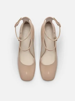 Effie Leather Heel Pumps<PEDRO Sale