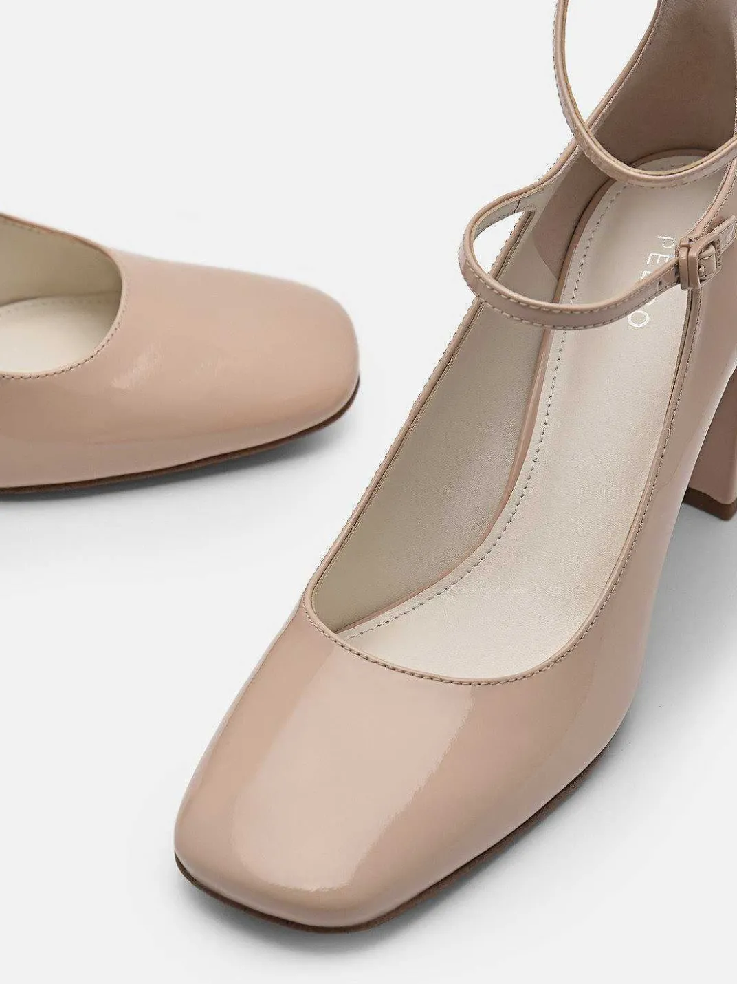 Effie Leather Heel Pumps<PEDRO Sale