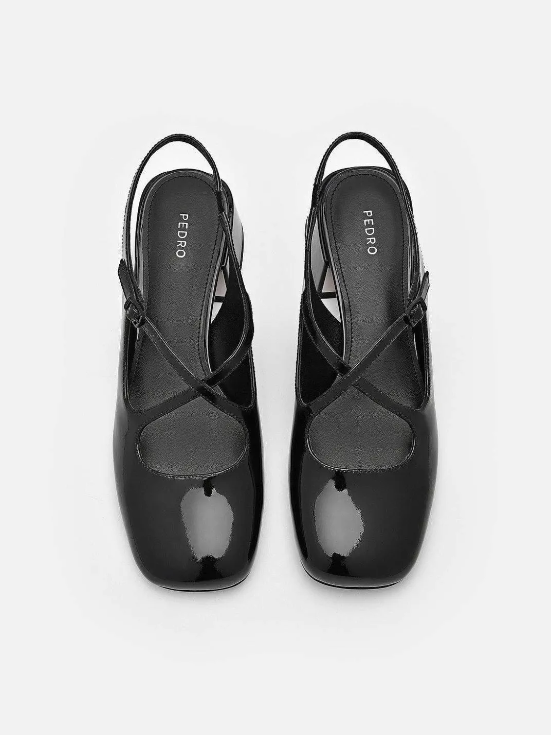 Effie Leather Mary Jane Pumps<PEDRO Online
