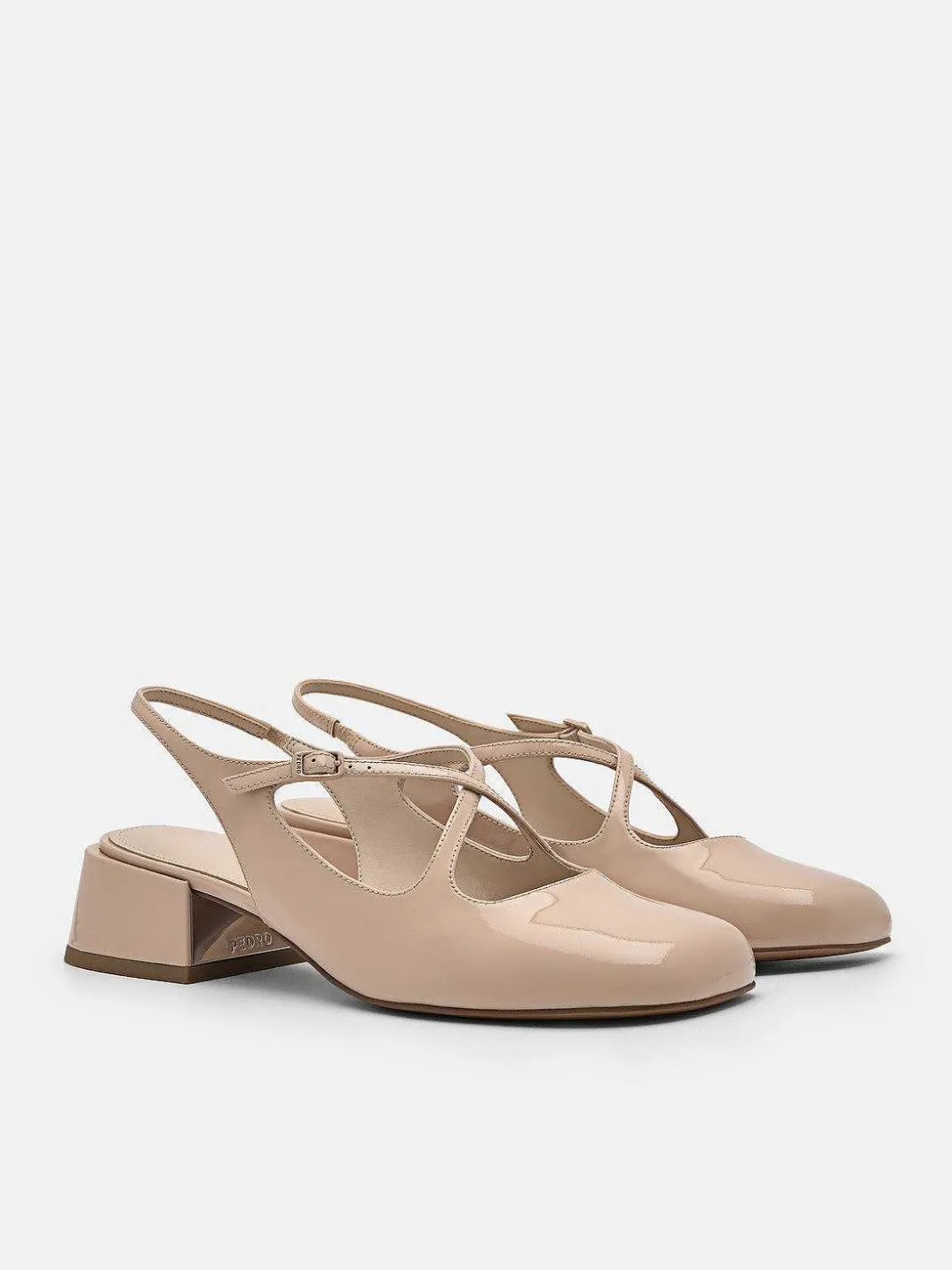 Effie Leather Mary Jane Pumps<PEDRO New