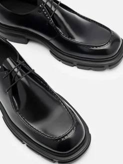 Ellis Leather Lace-Up Shoes<PEDRO