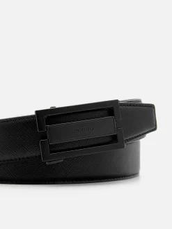Embossed Leather Automatic Belt<PEDRO Sale
