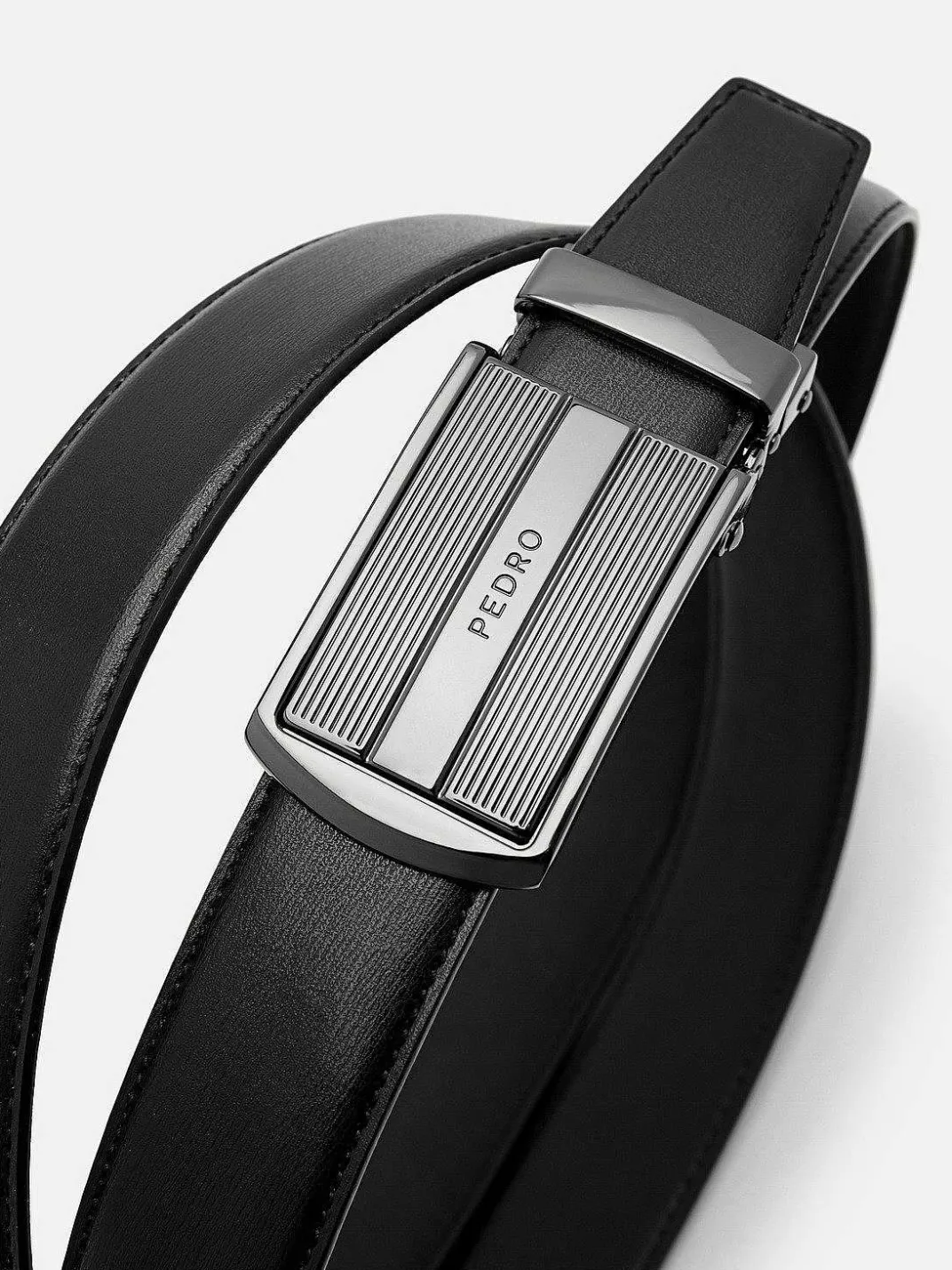 Embossed Leather Automatic Belt<PEDRO Online