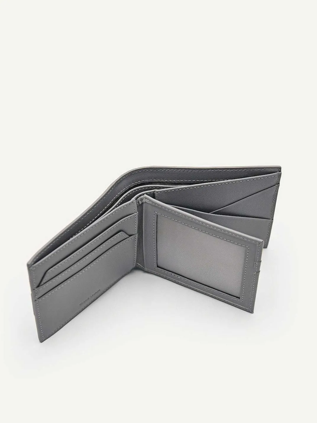 Embossed Leather Bi-Fold Flip Wallet<PEDRO Sale