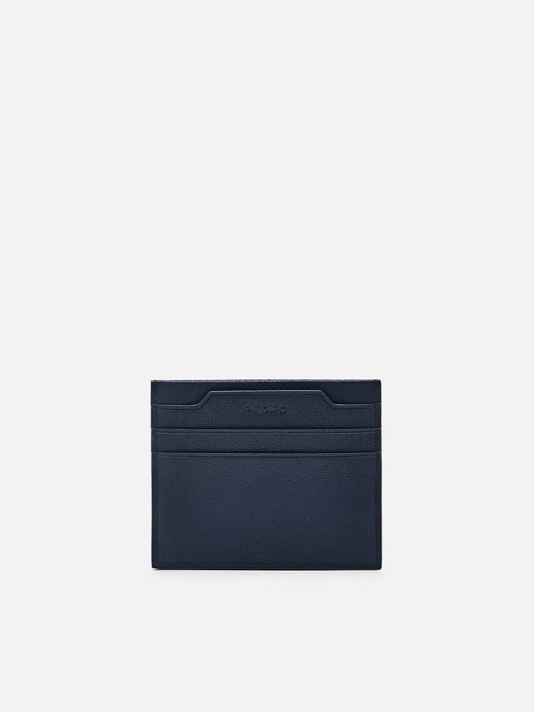 Embossed Leather Card Holder<PEDRO Clearance