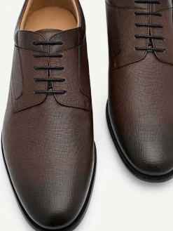 Embossed Leather Derby Shoes<PEDRO Best