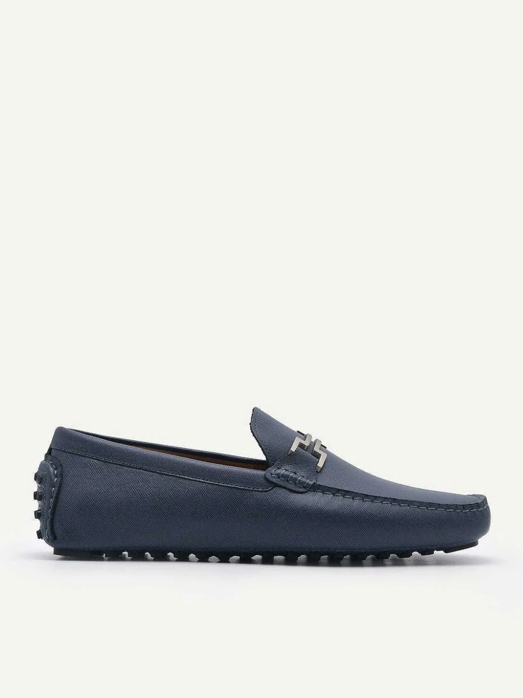 Embossed Leather Driving Shoes<PEDRO Clearance