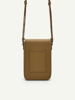 Embossed Leather Phone Pouch<PEDRO Online