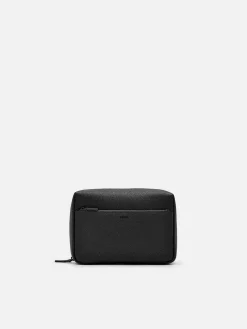 Embossed Leather Pouch<PEDRO Outlet