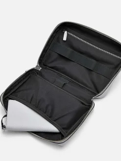 Embossed Leather Pouch<PEDRO