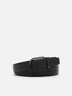 Embossed Leather Reversible Pin Belt<PEDRO Outlet