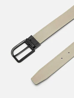 Embossed Leather Reversible Pin Belt<PEDRO Outlet