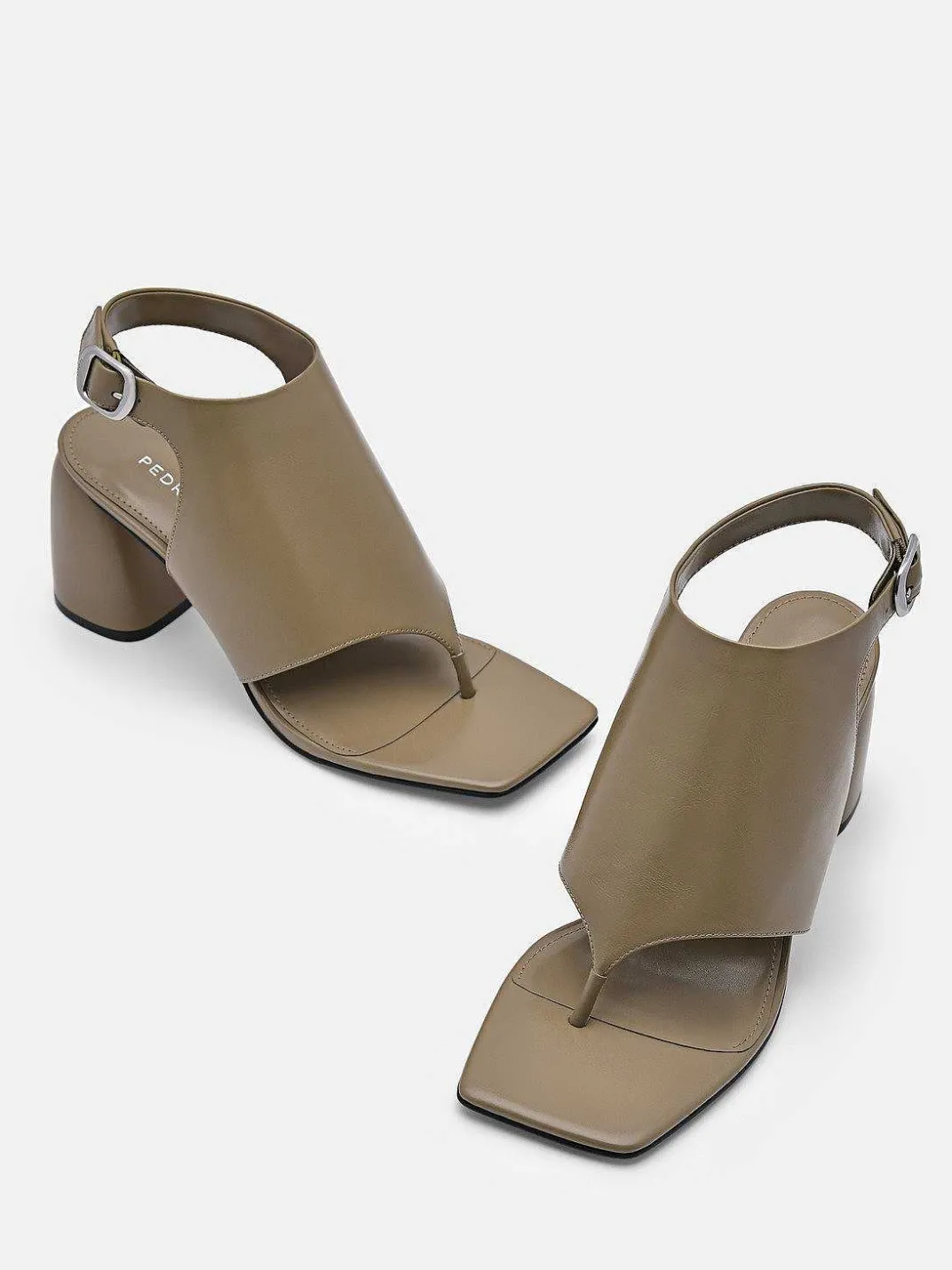 Este Leather Heel Sandals<PEDRO Hot