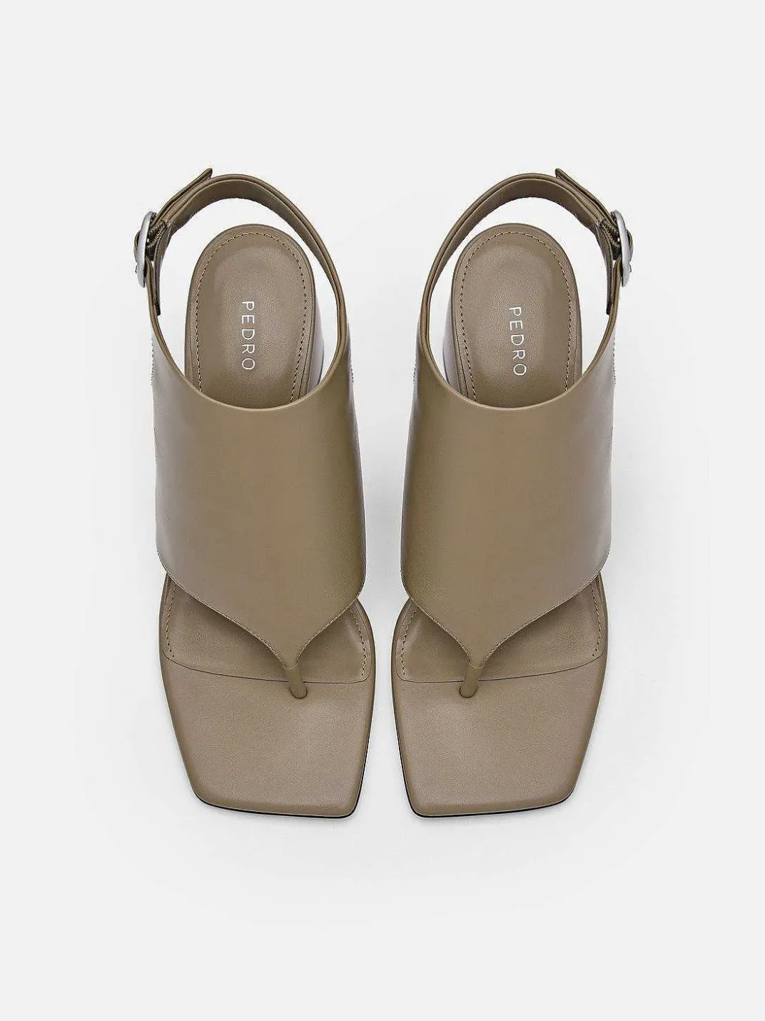 Este Leather Heel Sandals<PEDRO Hot