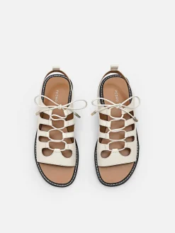 Ethel Laced Sandals<PEDRO Hot