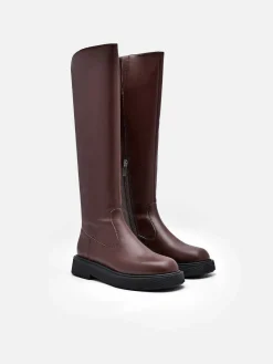 Flo Leather Knee Boots<PEDRO Clearance