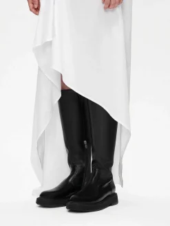 Flo Leather Knee Boots<PEDRO