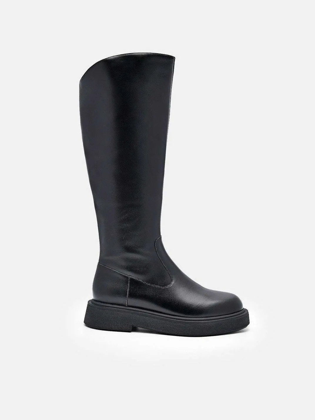 Flo Leather Knee Boots<PEDRO