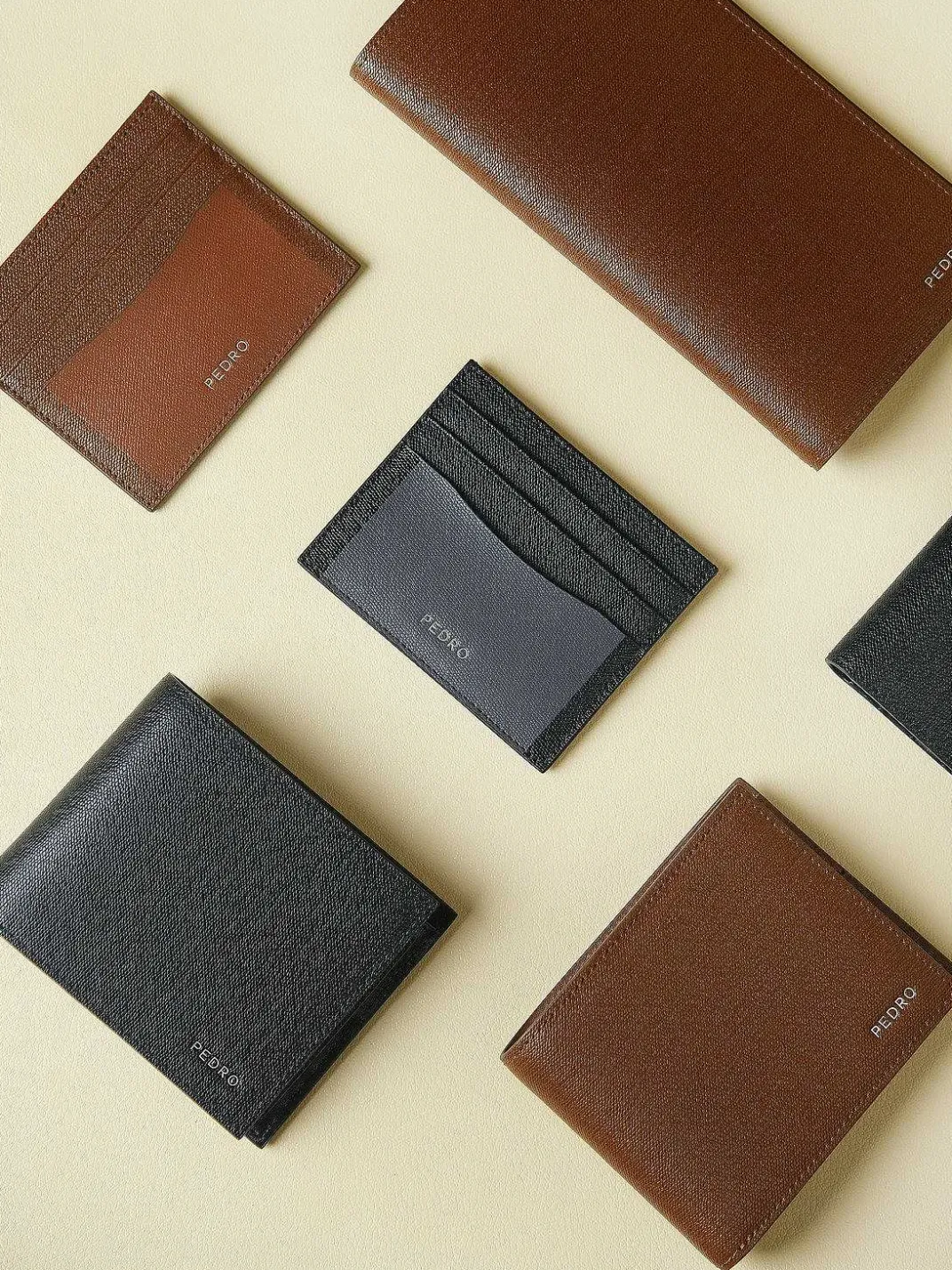 Full-Grain Leather Wallet With Insert<PEDRO Clearance