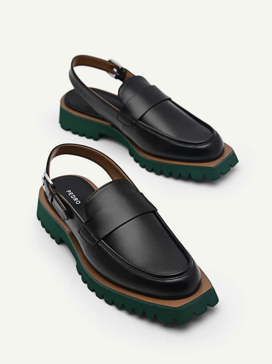 Grapnel Chunky Loafer Mule<PEDRO New