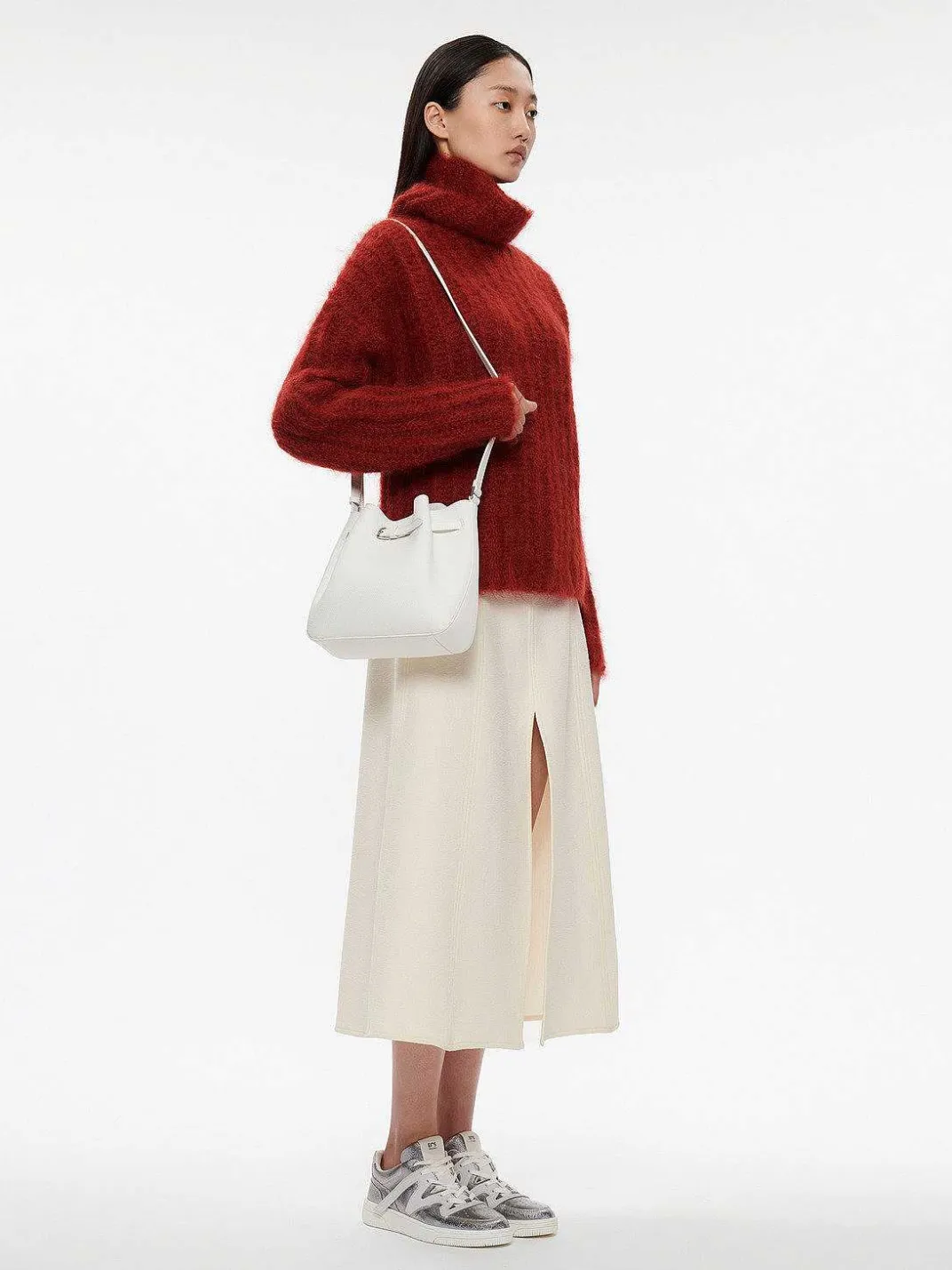 Helix Leather Bucket Bag<PEDRO Online