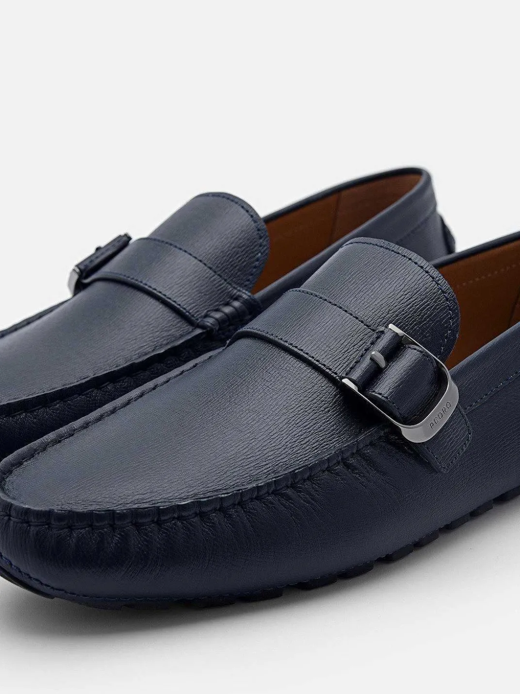 Helix Leather Driving Shoes<PEDRO Sale